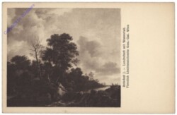 Landschaft mit Wasserfall