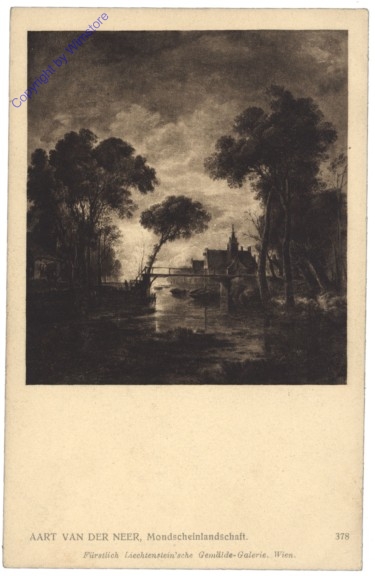 ak142795 Mondscheinlandschaft