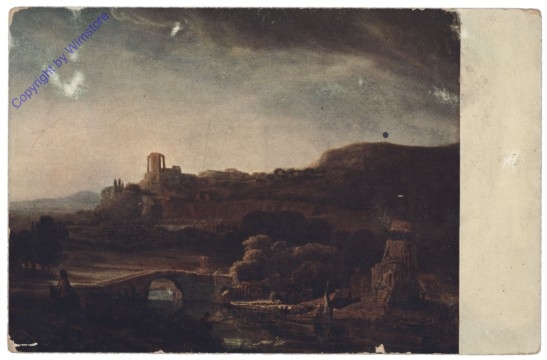 Landschaft mit Ruine