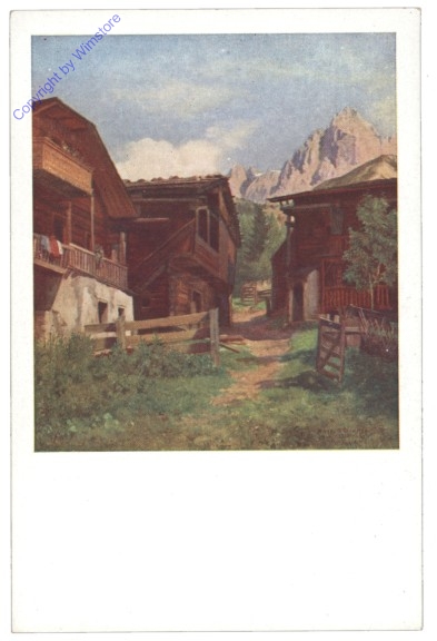 Ramsauer Blockhäuser mit Dachstein