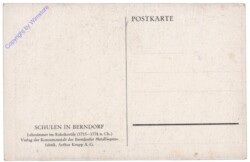 Berndorf, Schulen in Berndorf, Lehrzimmer im Rokokostile