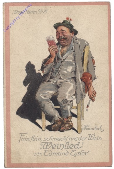 Fein, fein, schmeckt uns der Wein (Wein-Lied)