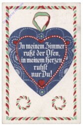Herz-Vers: In meinem Zimmer ...