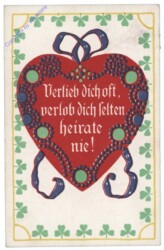 Herz-Vers: Verlieb dich oft ...