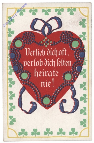 Herz-Vers: Verlieb dich oft ...