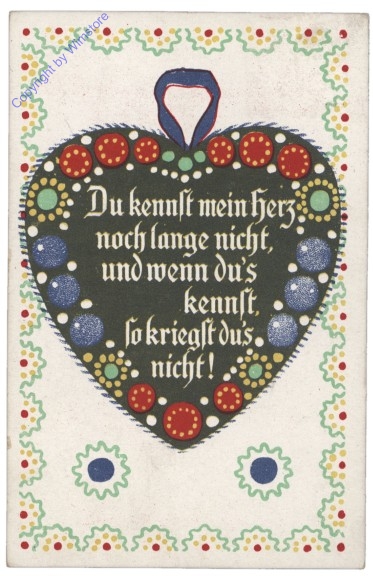 Herz-Vers: Du kennst mein Herz ...