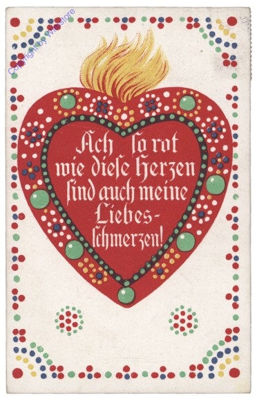 Herz-Vers: Ach so rot ...