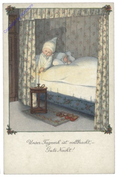 Unser Tagwerk ist vollbracht , - gute Nacht!