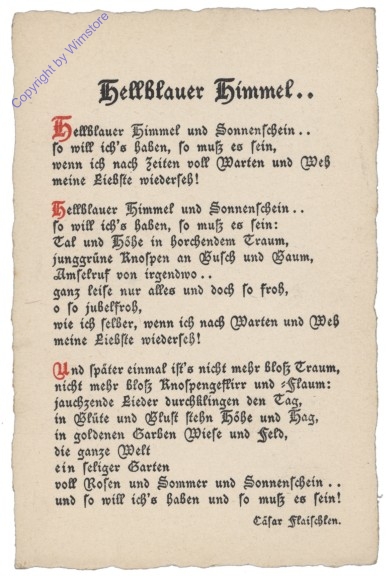 ak142986 Hellblauer Himmel ...