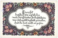 Töricht ...