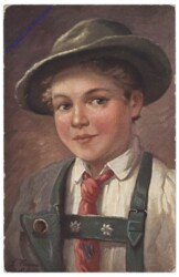 Bub in Tracht