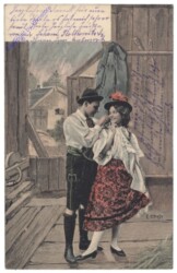 Pärchen in Tracht