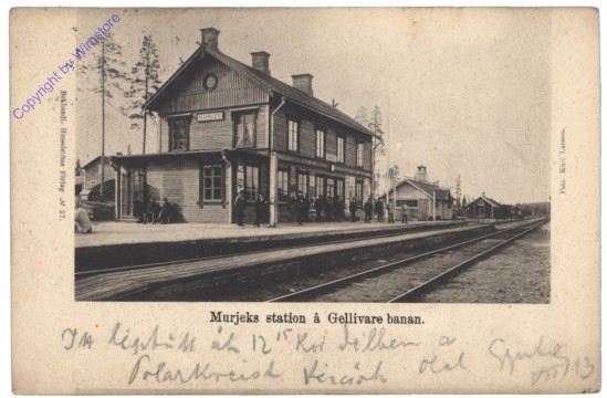 Gällivare, Murjeks station a Gellivare banan