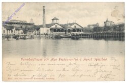 Göteborg, Varmbadhuset och Nya Restauranten a Styrsö Hafsbad