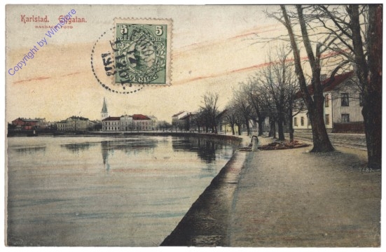 ak143110 Karlstad, Elfgatan