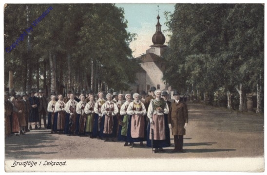 ak143114 Leksand, Brudfölje
