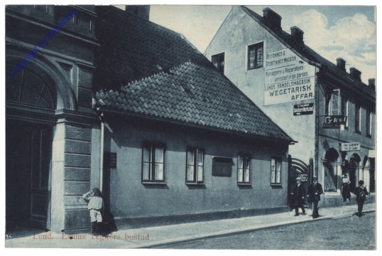 ak143147 Lund, Esaias Tegners bostad