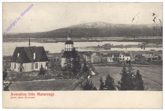 ak143188 Övertornea, Avasaksa fran Matarengi