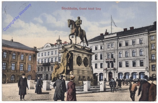ak143203 Stockholm, Gustaf Adolf Torg