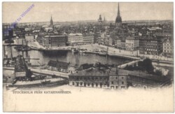 ak143215 Stockholm, fran Katarinahissen