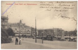 ak143223 Stockholm, Grand hotell och Nationalmuseum