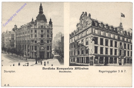 ak143227 Stockholm, Nordiska kompaniets Affärshus