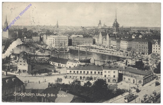 ak143280 Stockholm, Utsikt fran Söder