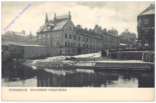 ak143296 Stockholm, Bolinders Verkstäder