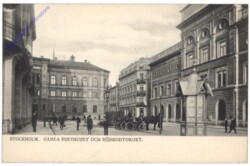 ak143301 Stockholm, Gamla Posthuset och Rödbodtorget