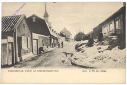 ak143309 Stockholm, Parti af Stigbergsgatan
