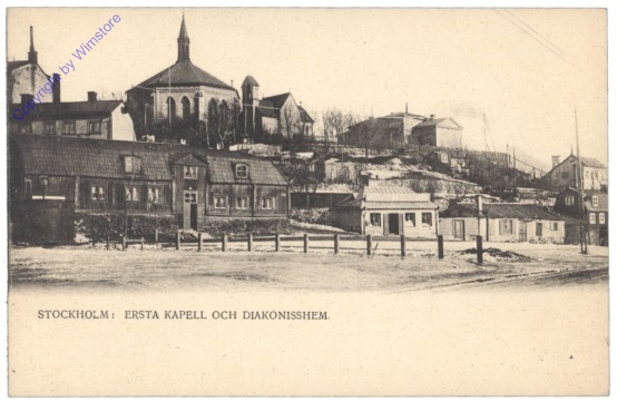ak143311 Stockholm, Ersta Kapell och Diakonisshem