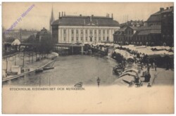 ak143319 Stockholm, Riddarhuset och Munkbron