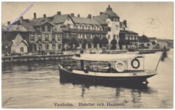 Vaxholm, Hotellet och Hamnen