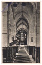 ak143360 Visby, Interiör av Domkyrkan