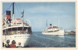 ak143375 Visby, och "Drotten" i Visby hamn