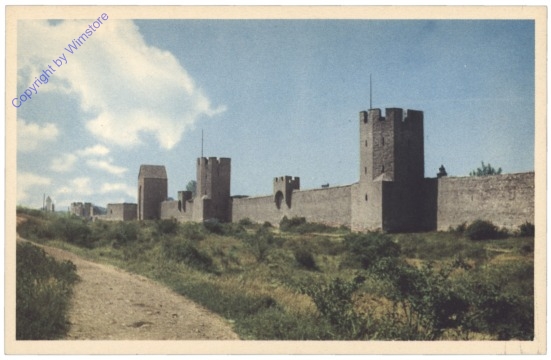 ak143376 Visby, Östra ringmuren