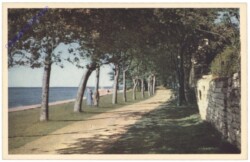 ak143384 Visby, Strandpromenaden