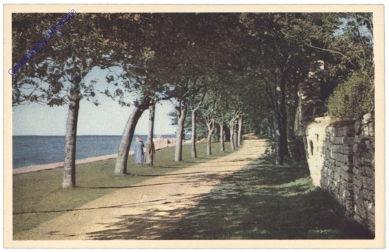 ak143384 Visby, Strandpromenaden
