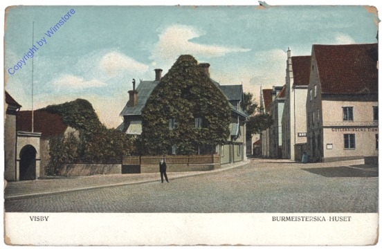 ak143392 Visby, Burmeisterska Huset