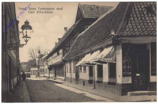 Ystad, Stora Vestergatan med Carl XII:s-huset