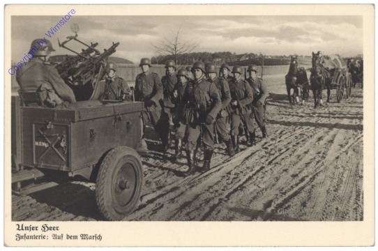 Unser Heer, Infanterie: Auf dem Marsch