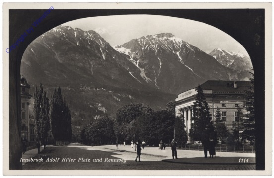 Innsbruck, Adolf Hitler Platz und Rennweg