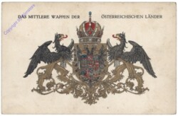 Das mittlere Wappen der österreichischen Länder