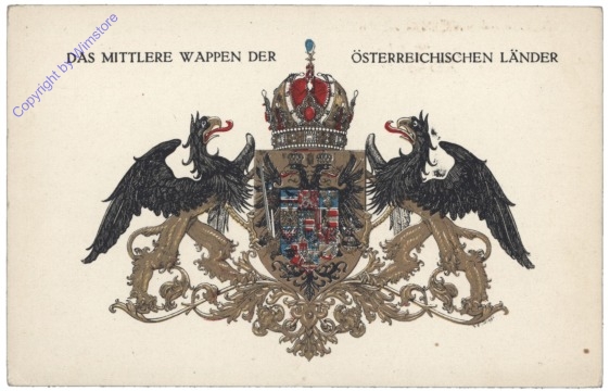 ak143683 Das mittlere Wappen der österreichischen Länder