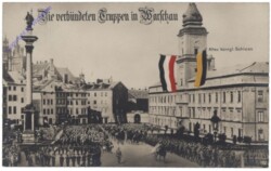 ak143725 Die verbündeten Truppen in Warschau