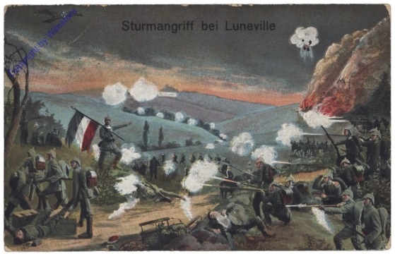 ak143734 Sturmangriff bei Luneville