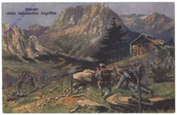 Abwehr eines italienischen Angriffes