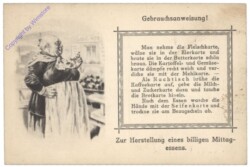 Gebrauchsanweisung! Zur Herstellung eines billigen Mittagessens