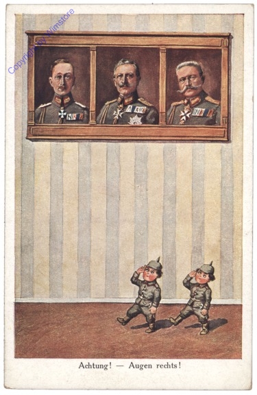 ak143836 Achtung! Augen rechts!