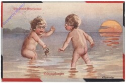 ak143841 Wir spielen Unterseeboot. Kriegsgefangen